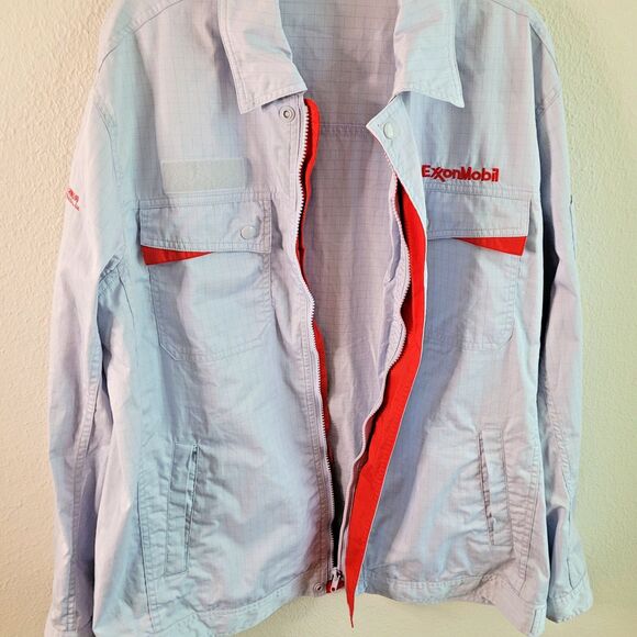 Exxon Mobil Chemical Jacket 3XL U Protec Static Huizhou Plant Zip Snap NICE - Picture 4 of 16